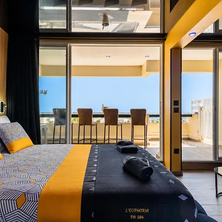 Euphoria - Vue - Terrasse - Port Nature 5 - Village Naturiste דירה אגדה
